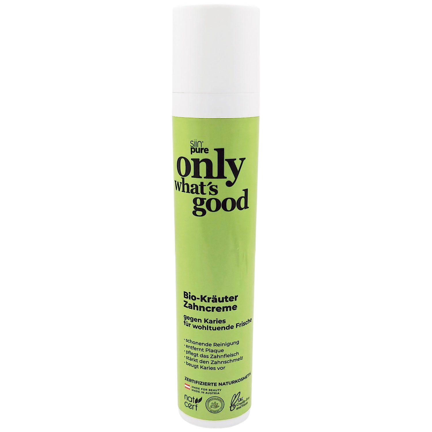Bio-Kräuterzahnpasta Only What's Good Pump 50 ml.