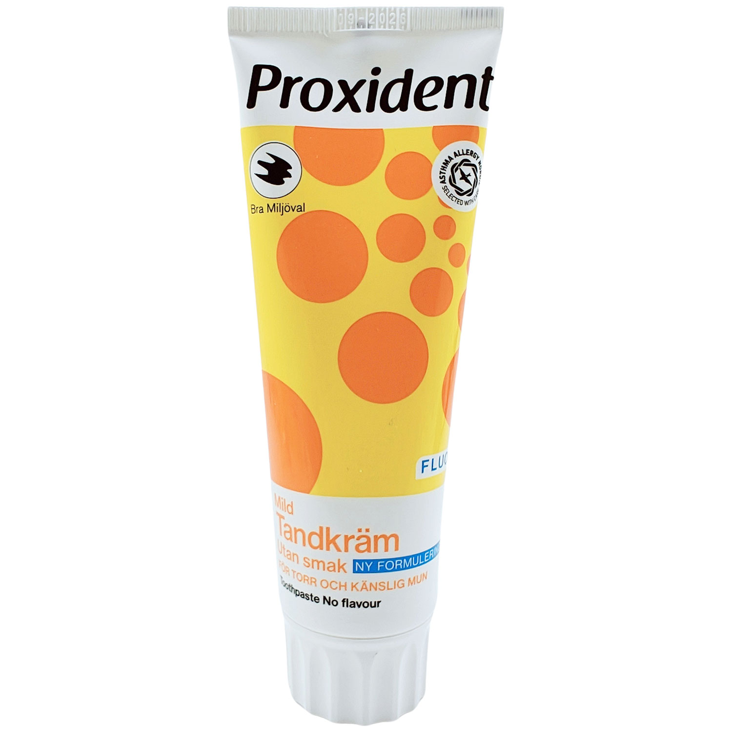 Proxident Zahnpasta ohne Geschmack bei Mundtrockenheit nicht schäumend 75 ml.