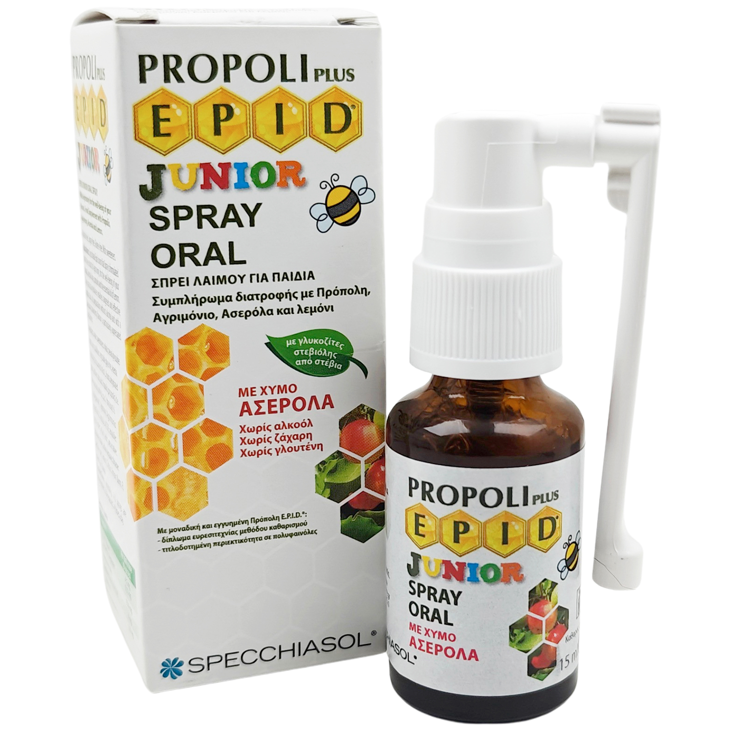 Hals-Mund-Spray für Kinder Specchiasol EPID Oral Spray Junior 15ml