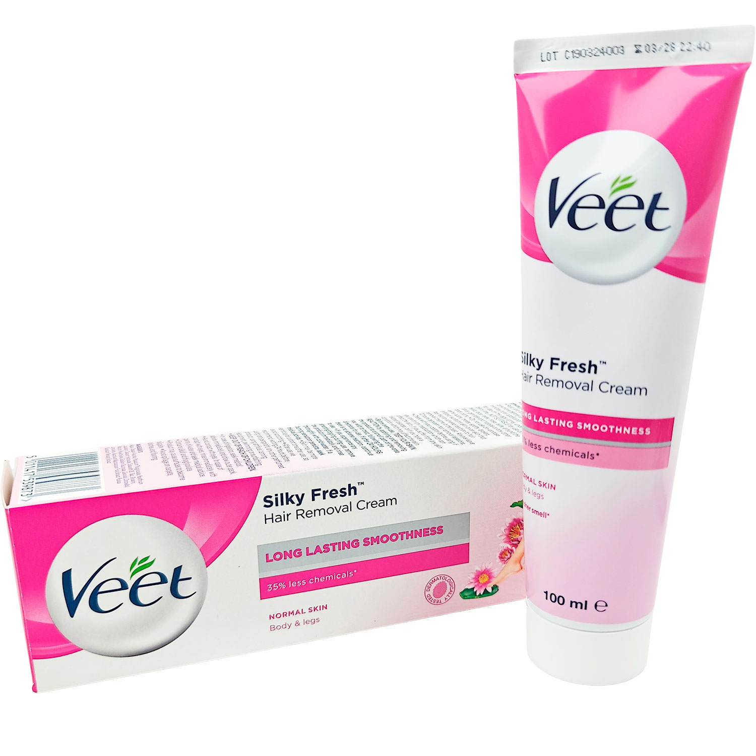 Veet Haarentfernungscreme Silky & Fresh Normale Haut 100 ml