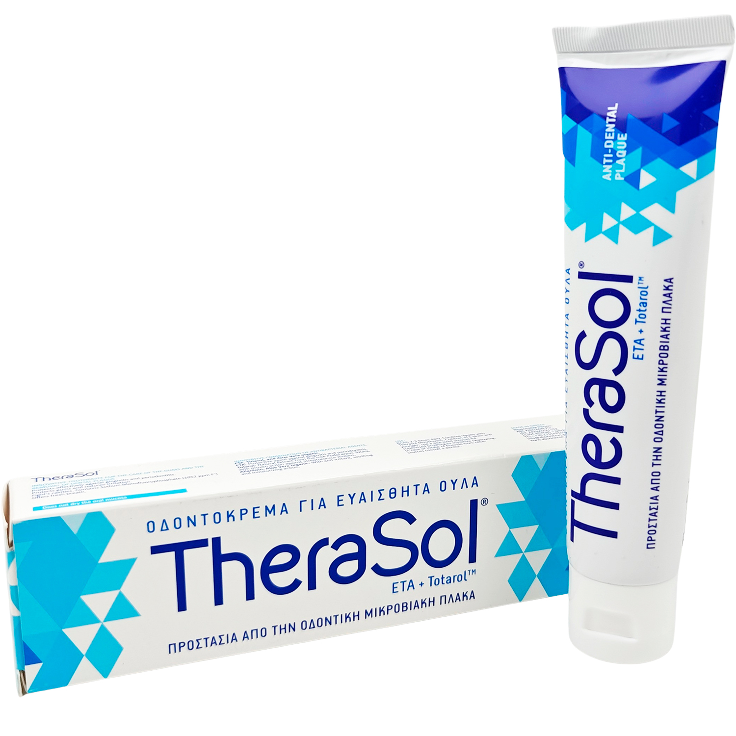 Tandpasta til følsomme slimhinder THERASOL Anti-Dental Plaque 75 ml