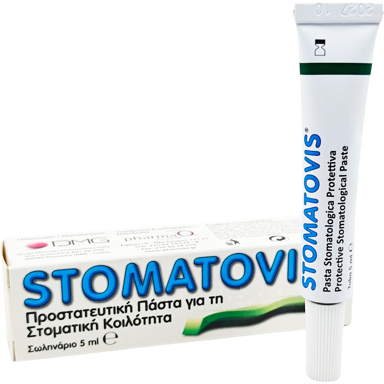 Schützende stomatologische Paste für die Mundschleimhaut STOMATOVIS (5 ml)