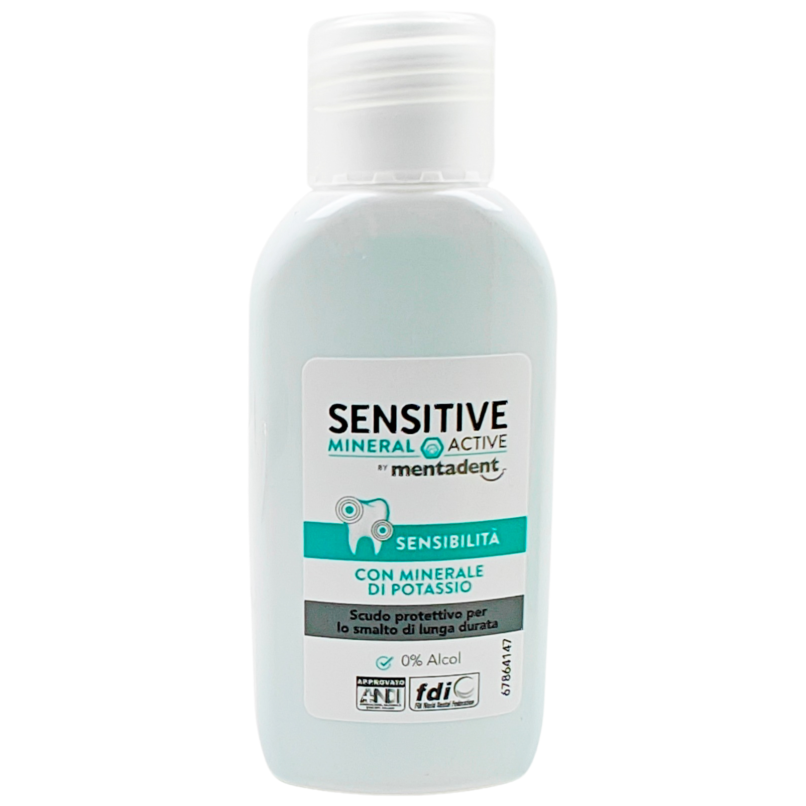 Munddusche mod følsomme tænder & tandhalse MENTADENT Sensitive Mineral Active 50 ml