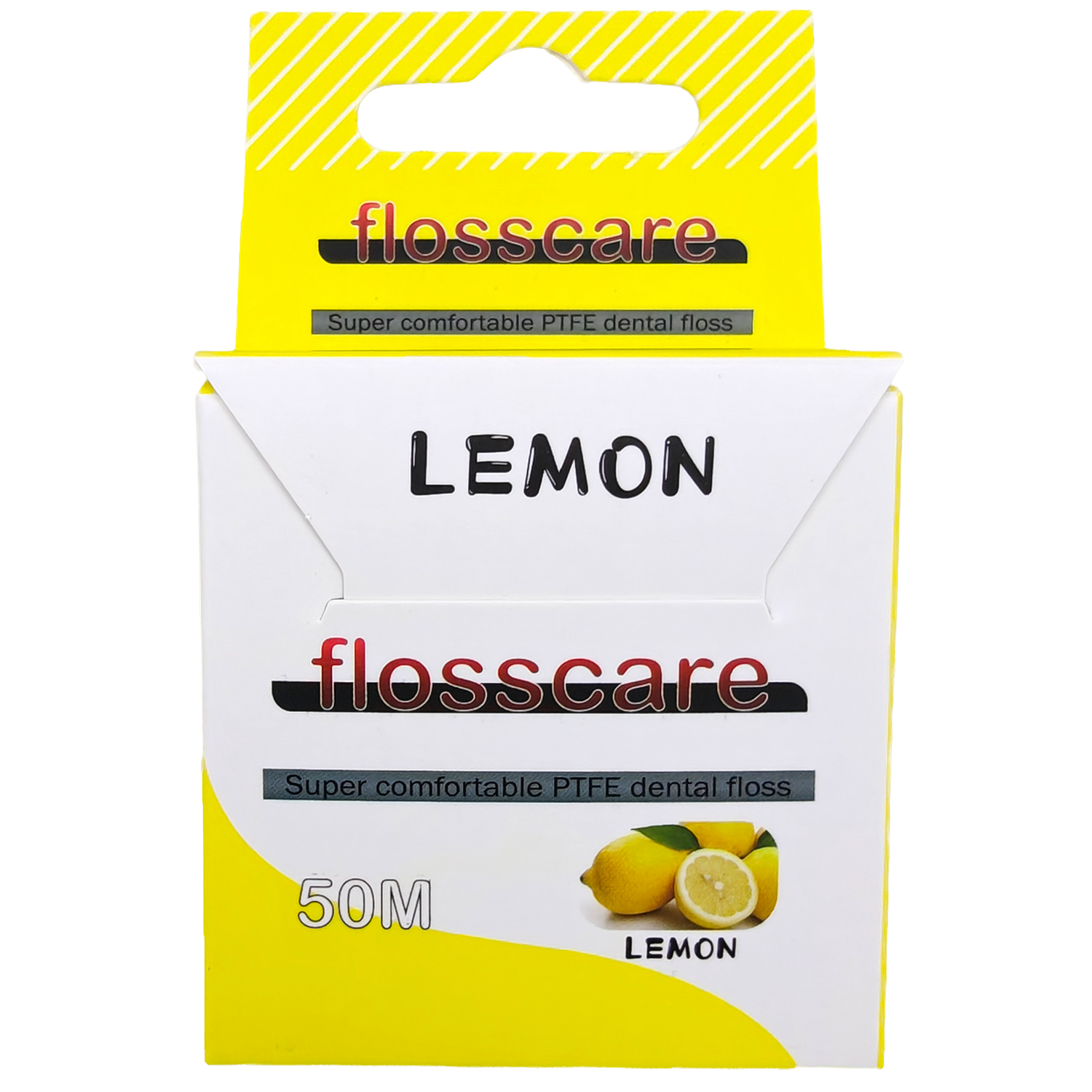 Realkeskus FlossCare PTFE tandtråd med citron 50 m