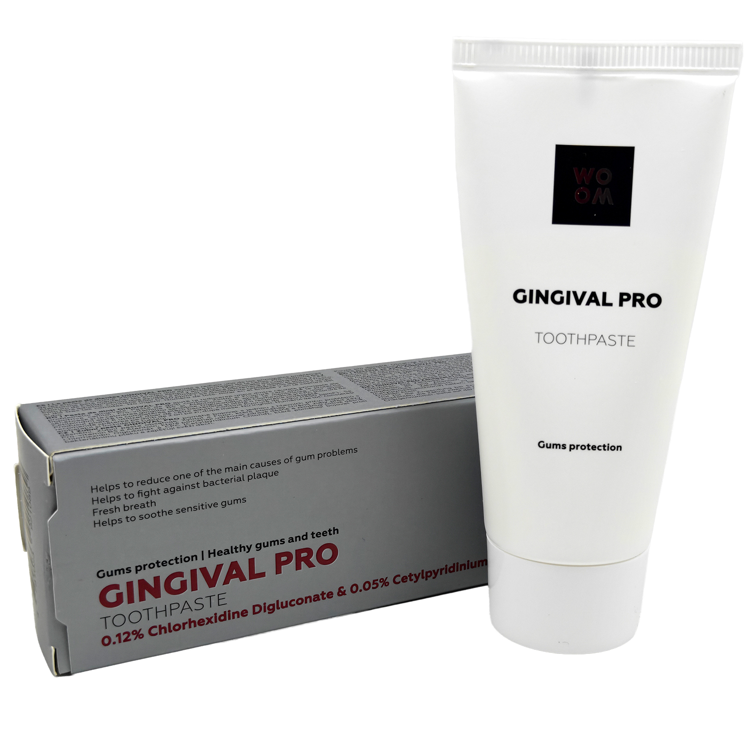 Klorhexedin Tandpasta 0.12 % WOOM Gingival Pro Gum 50 ml. - Woom Tandpasta