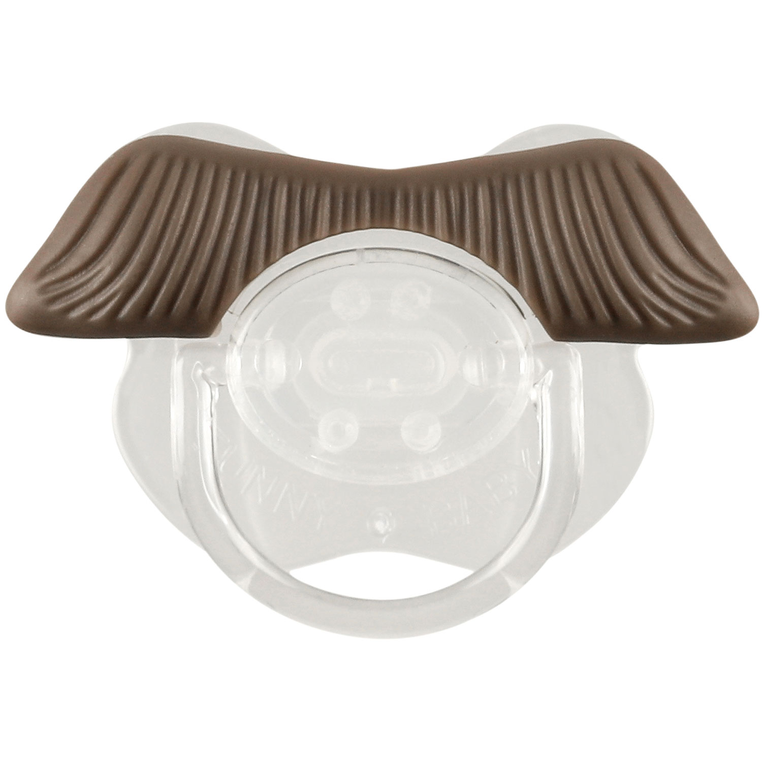 Lustiger Schnuller für Babys - Brown Moustache