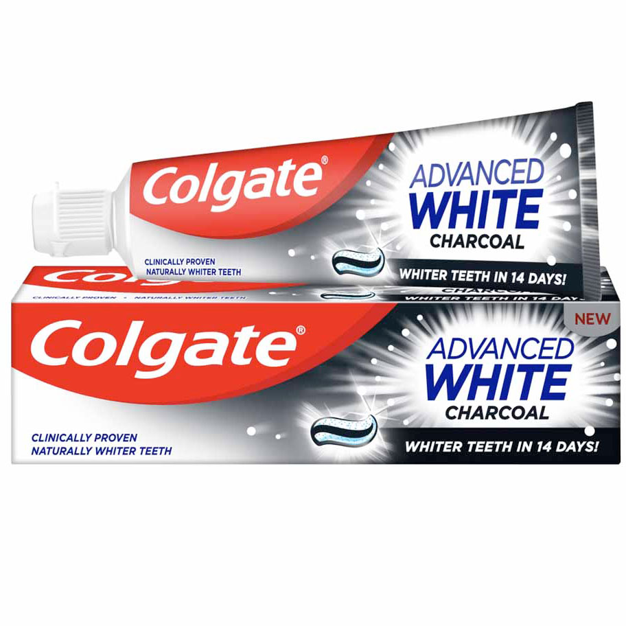 Colgate Zahnpasta Advanced Whitening Charcoal 75 ml.