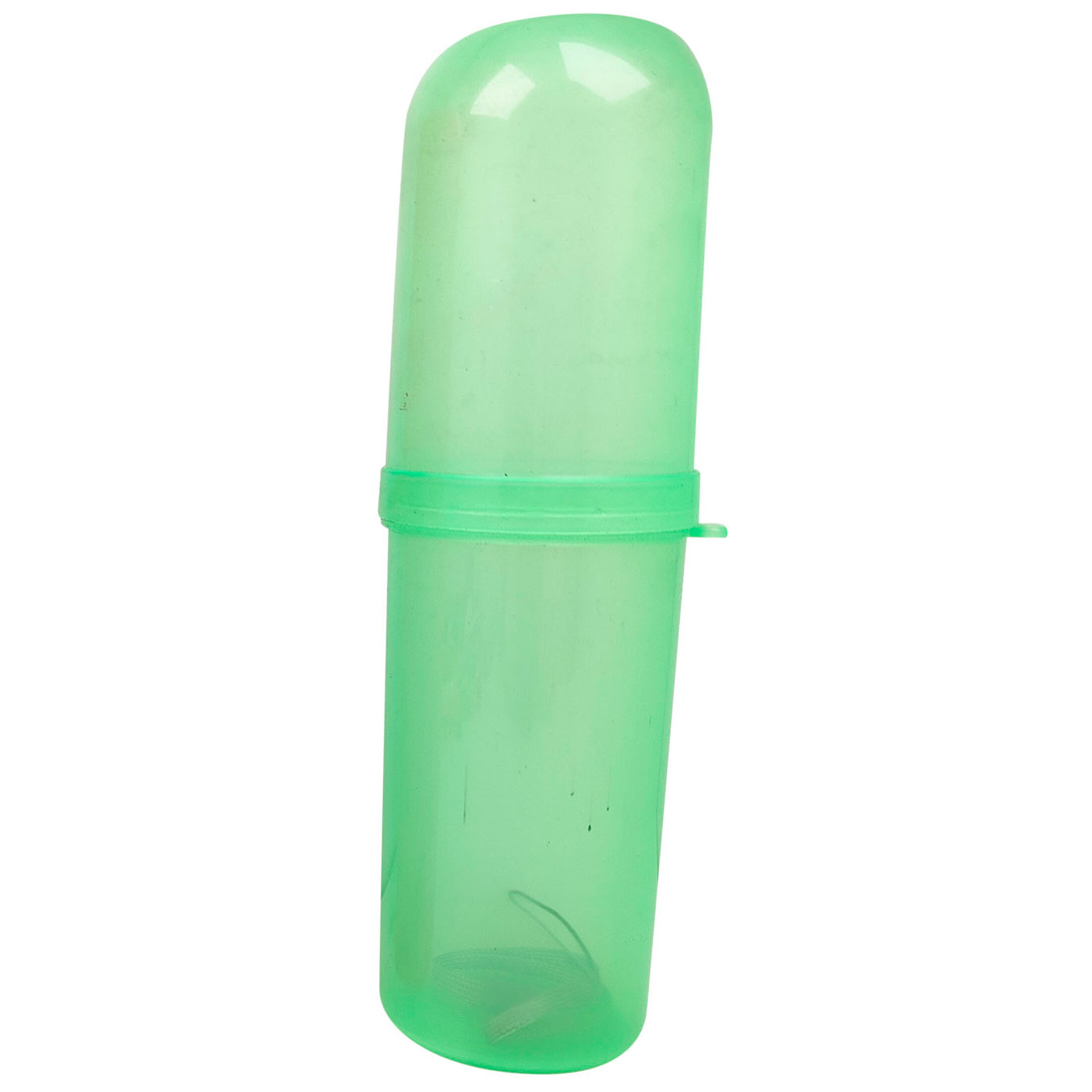 Rejse-etui Til Tandbørste og Tandpasta Transparent GRØN
