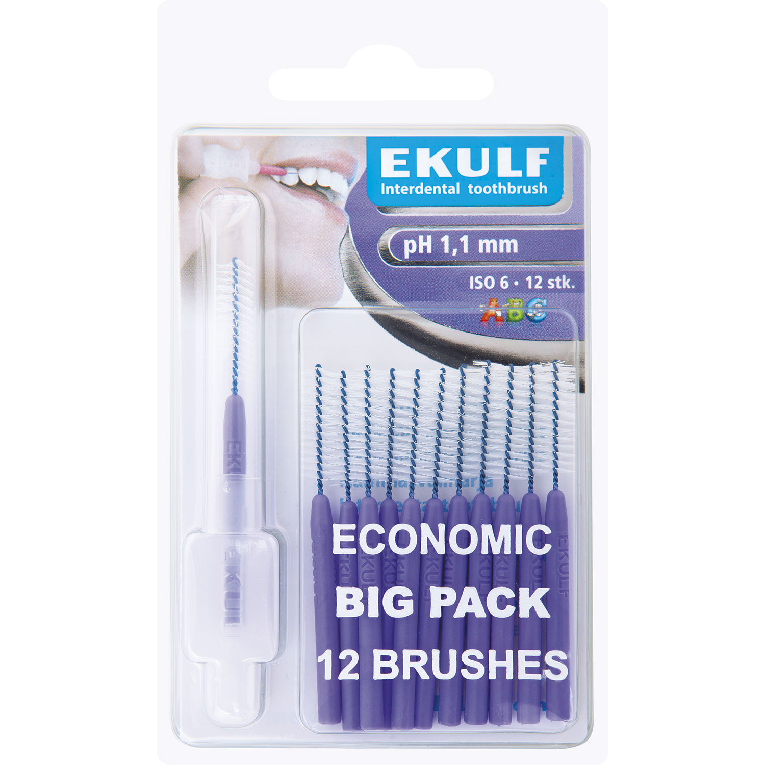 Ekulf ph Gap Bürsten 1,1 mm LILA
