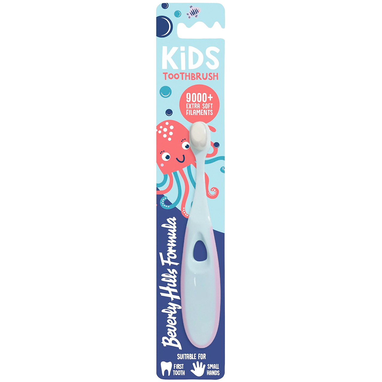Kinderzahnbürste BEVERLY HILLS FORMULA 9008 Filament Extra Soft Ab 0 Jahren BLAU