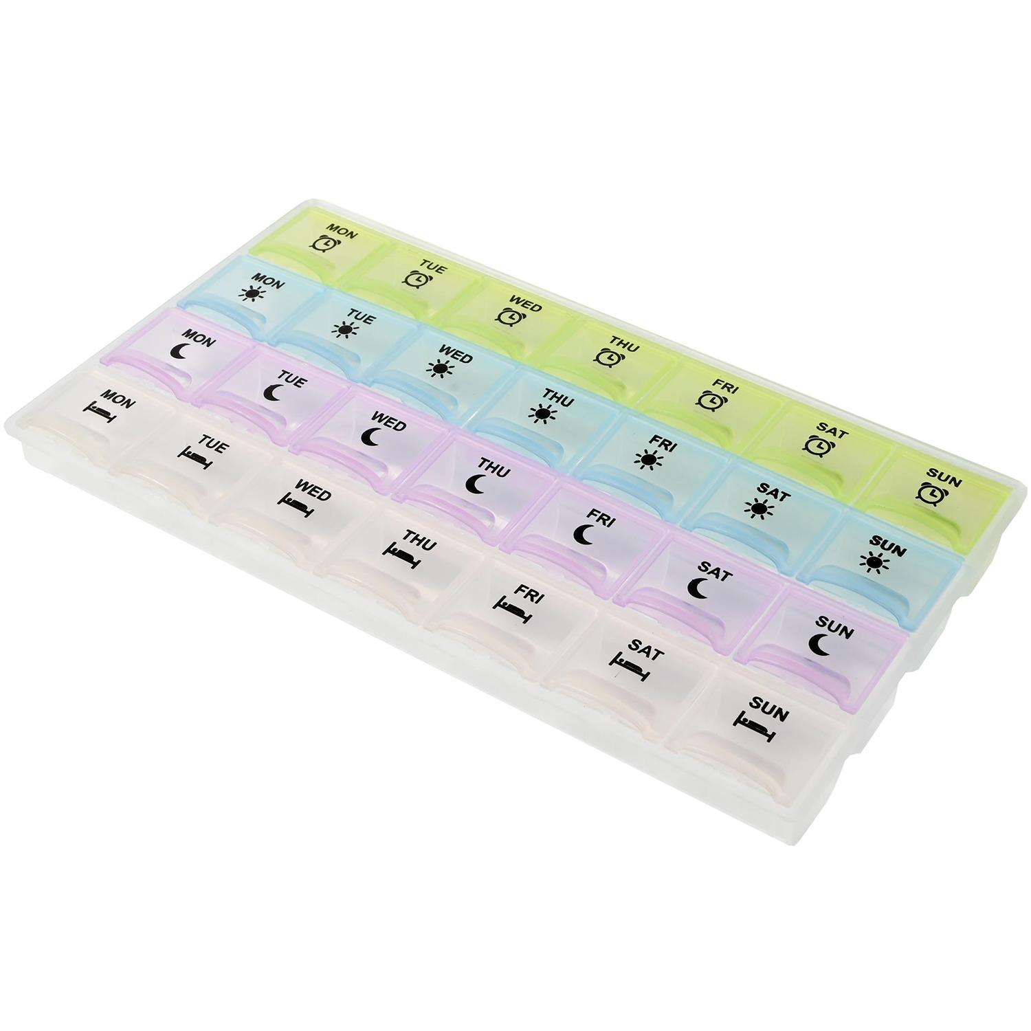 Pillenbox - 7 Tage - je 4 Fächer. Tag BENSON Pillendose