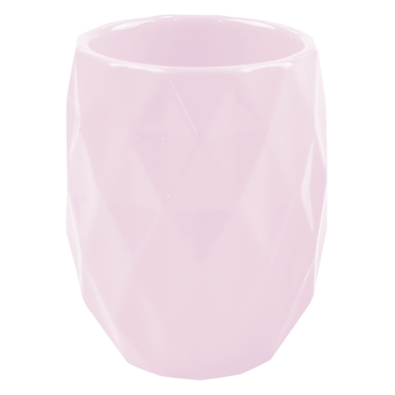 Zahnbürstenhalter Keramik Geometrisch PINK