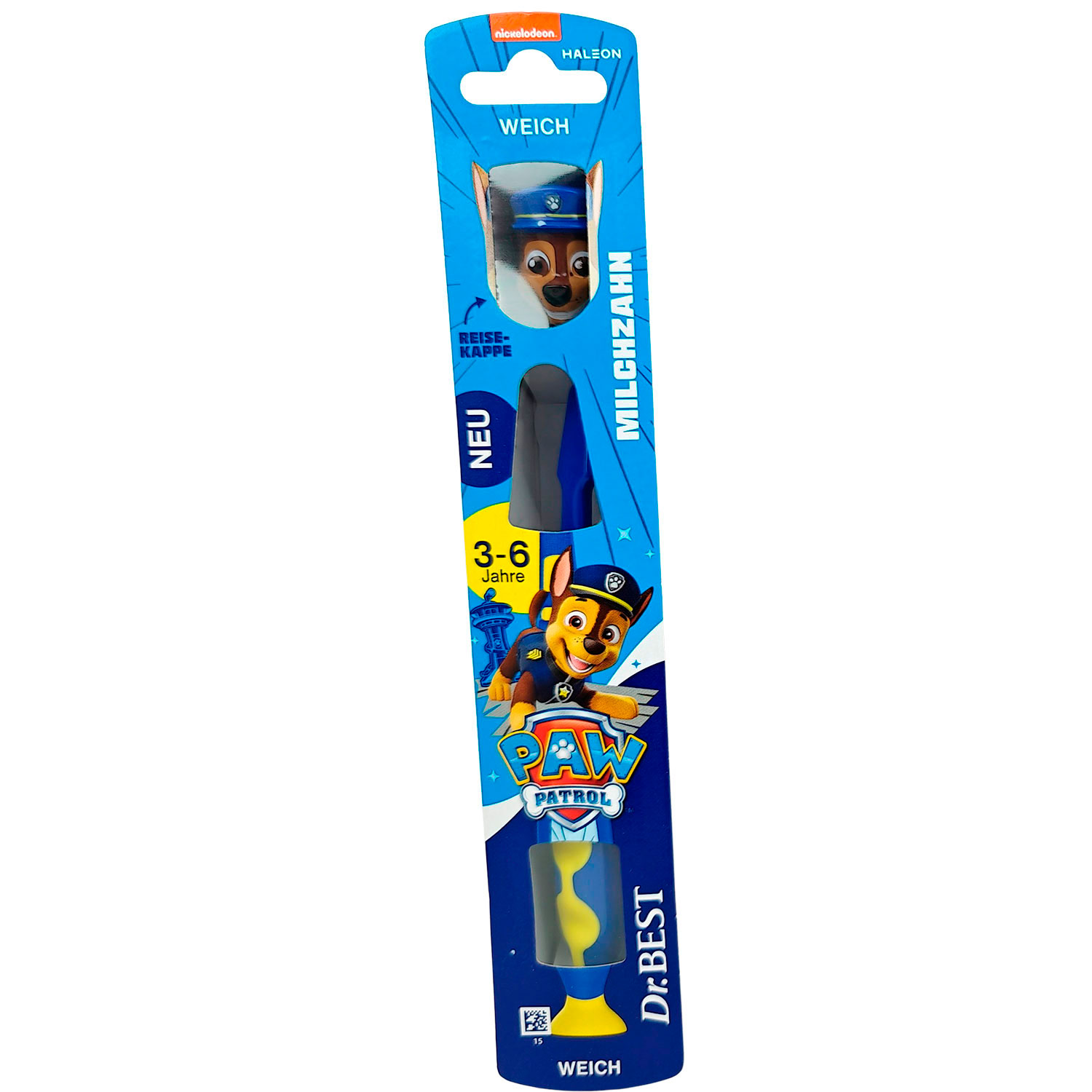 Paw Patrol Kinderzahnbürste DR. BEST Milchzahn 3-5 Jahre 1 Stk. BLAU
