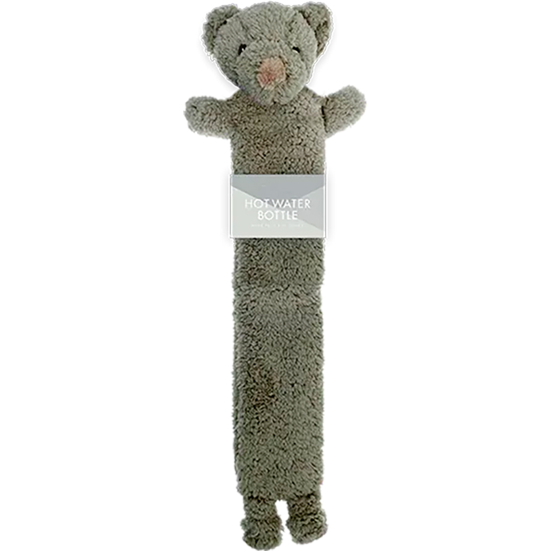 Lang Wärmflasche Sherpa Character Long Hot Water Bottle 1.5L GRÜN