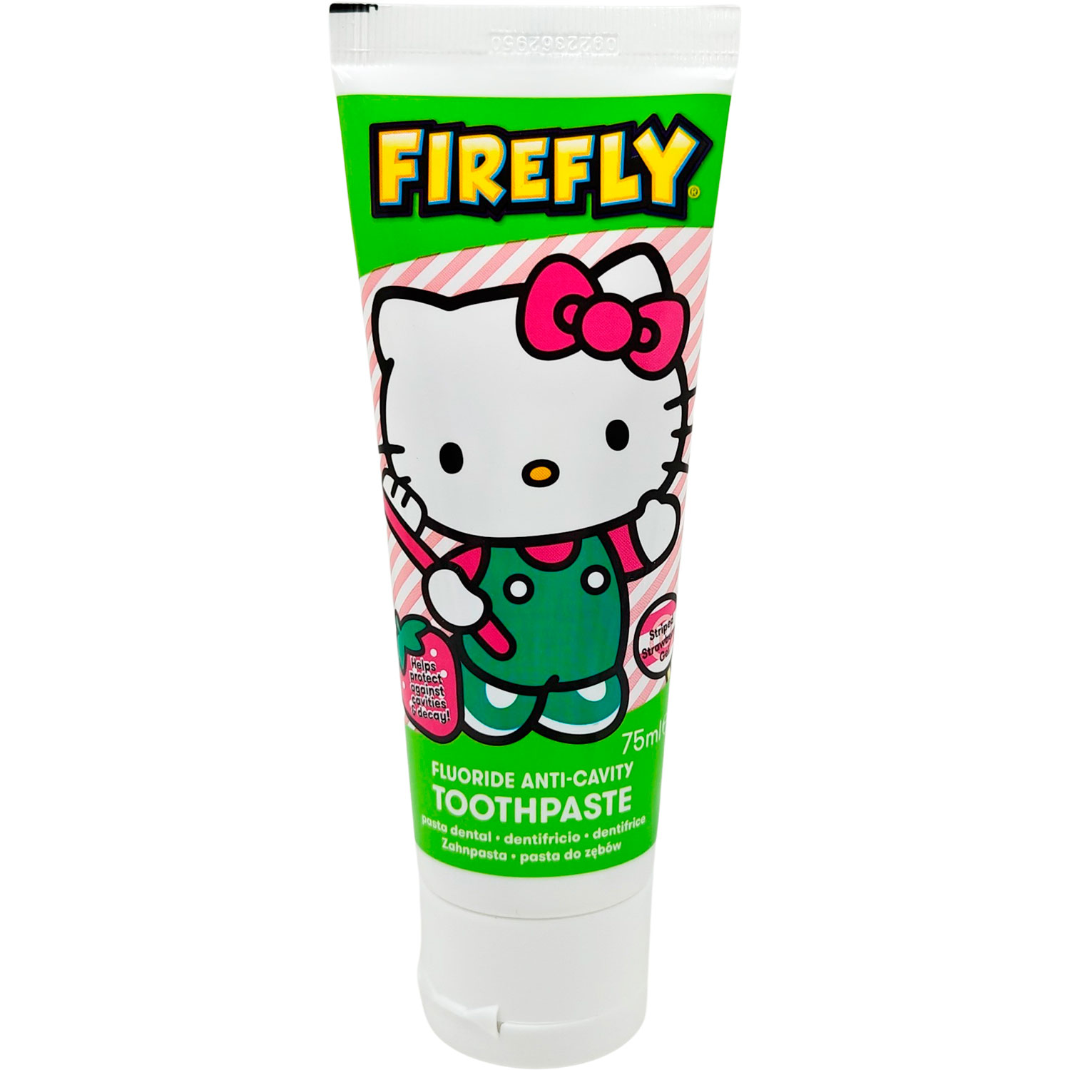 Hello Kitty Børnetandpasta FIREFLY Strawberry Fluoride Anti-Cavity 75 ml