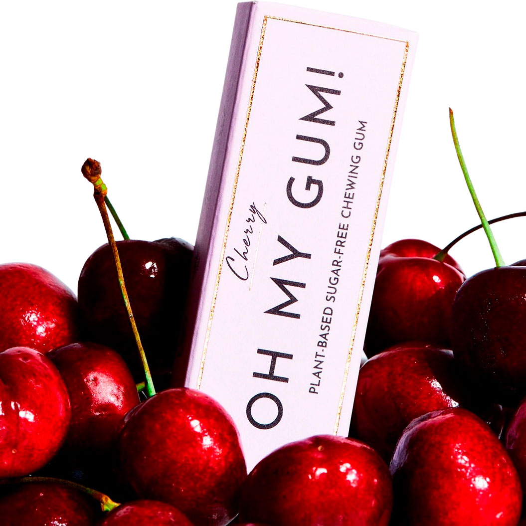 Xylitol Kaugummi OH MY GUM! Cherry Flavour 19g