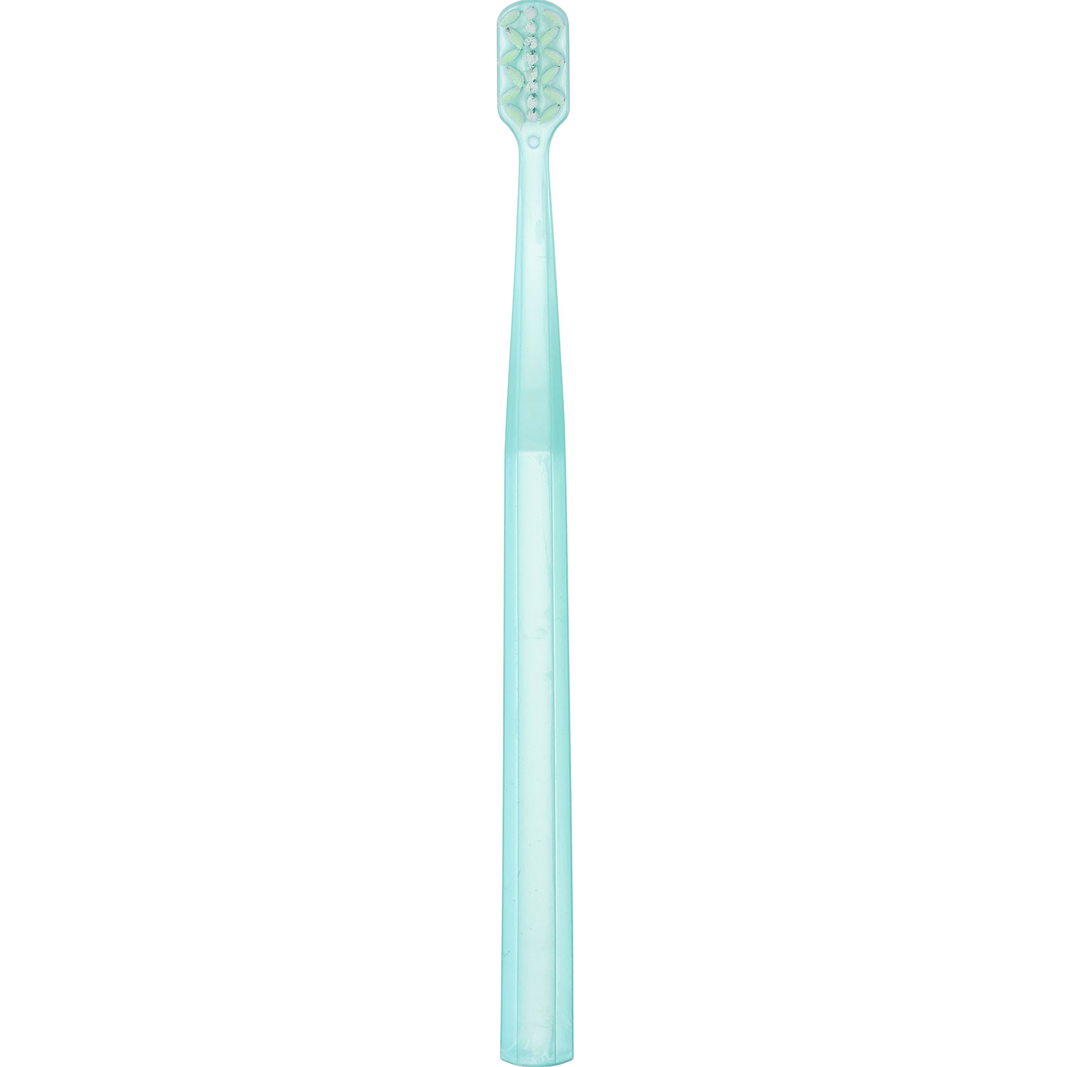 Ortodontisk Tandbørste DENTADAN W-shape Soft Ortho målrettet rengøring omkring bøjle TURKIS - Tandbørster fra Dentadan