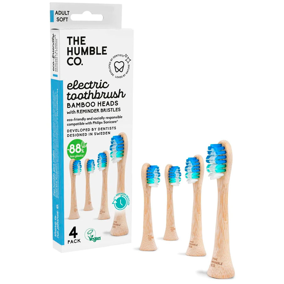 Humble Co. Bambusbürstenköpfe für Philips Sonicare Reminder