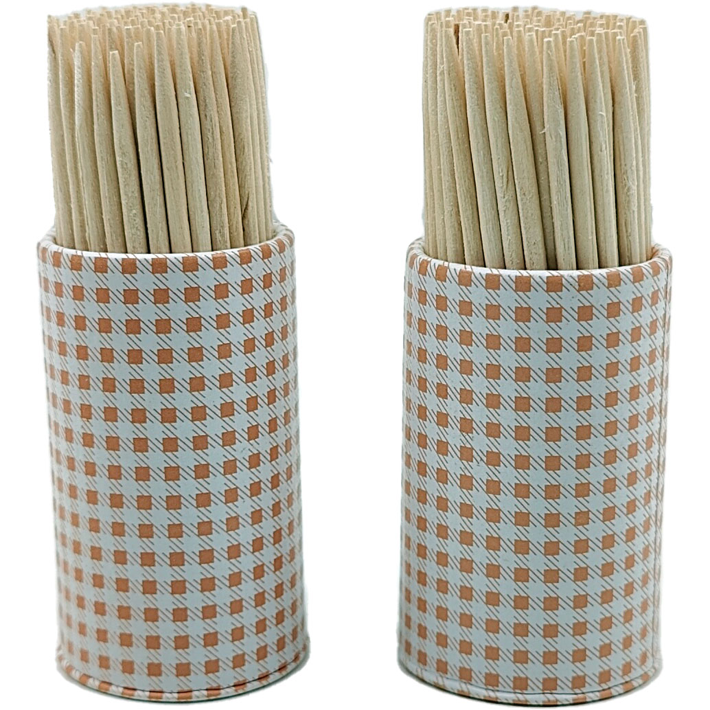Tandstikker Træ 2 x 100 stk. Fackelmann Eco Friendly