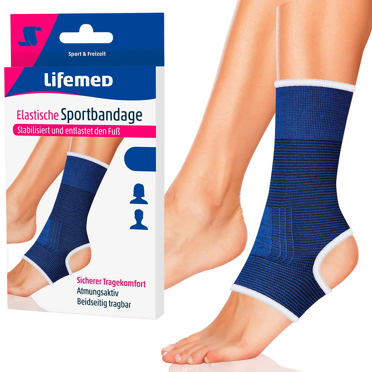 Ankelbind Lifemed Sports Bandage Ankle Protection EXTRA LARGE