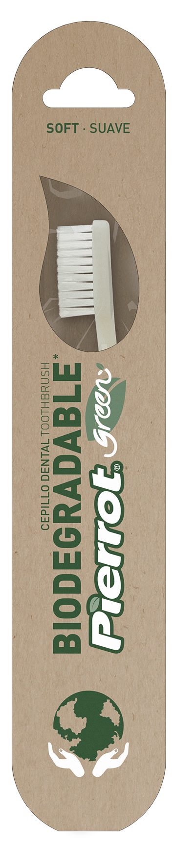 Biologisch abbaubare Zahnbürste Pierrot Green SOFT