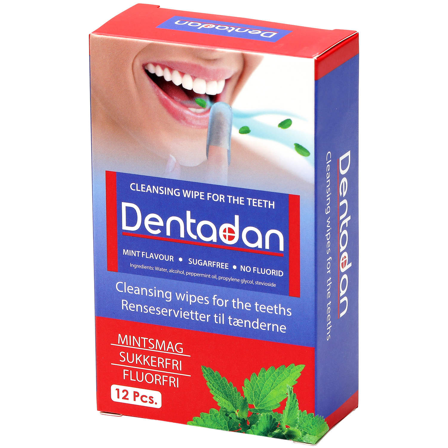 Dentadan Renseservietter til Tænderne 12 stk.