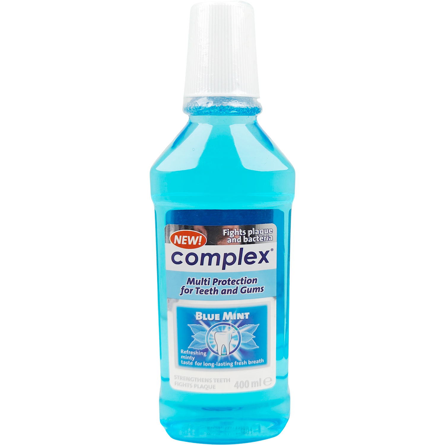 Mundwasser COMPLEX Multi Protection Blue Mint 400 ml
