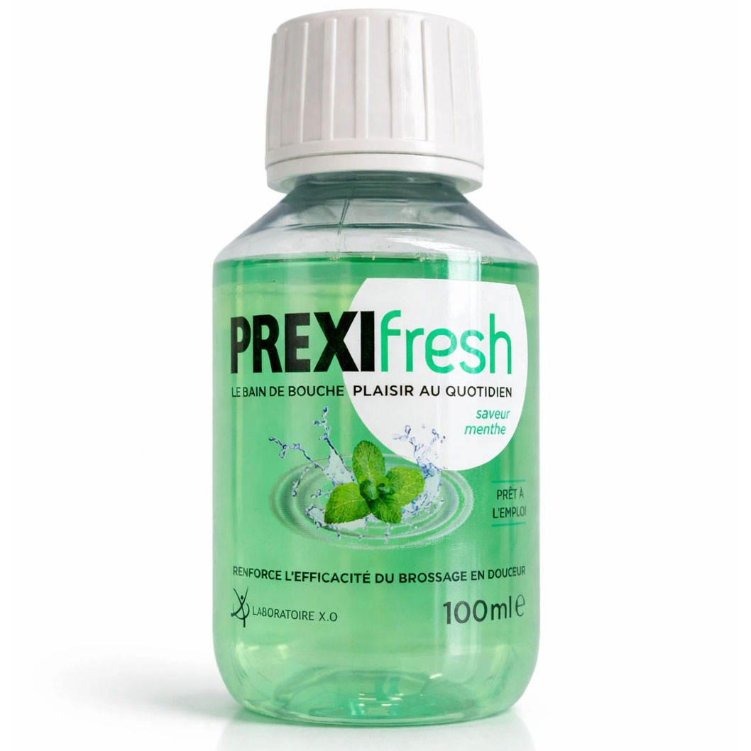 Prexifresh Munddusche Mint 100 ml Frischer Atem ffcr unterwegs