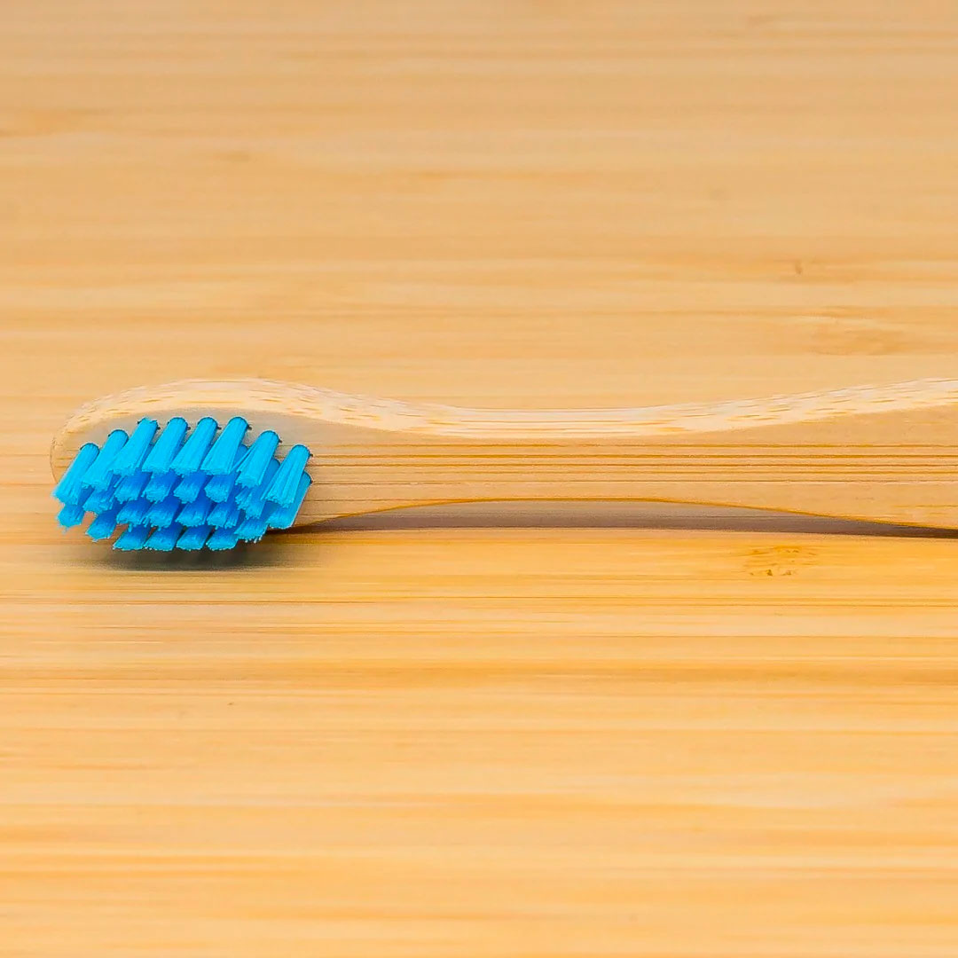 Børne Bambus Tandbørste Dental Delight Bamboolino Kids BLÅ