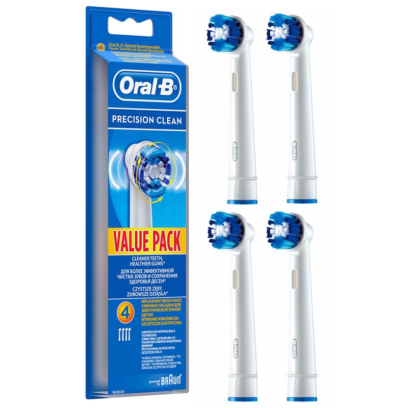 Oral-B Precision Clean Børstehoveder 4 stk.