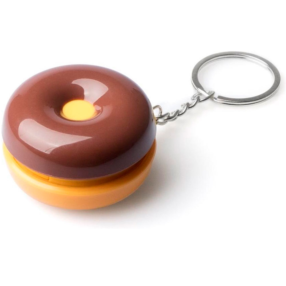 Pillendose mit Schlüsselanhänger Balvi Donut Cookie Pillendose BRAUN