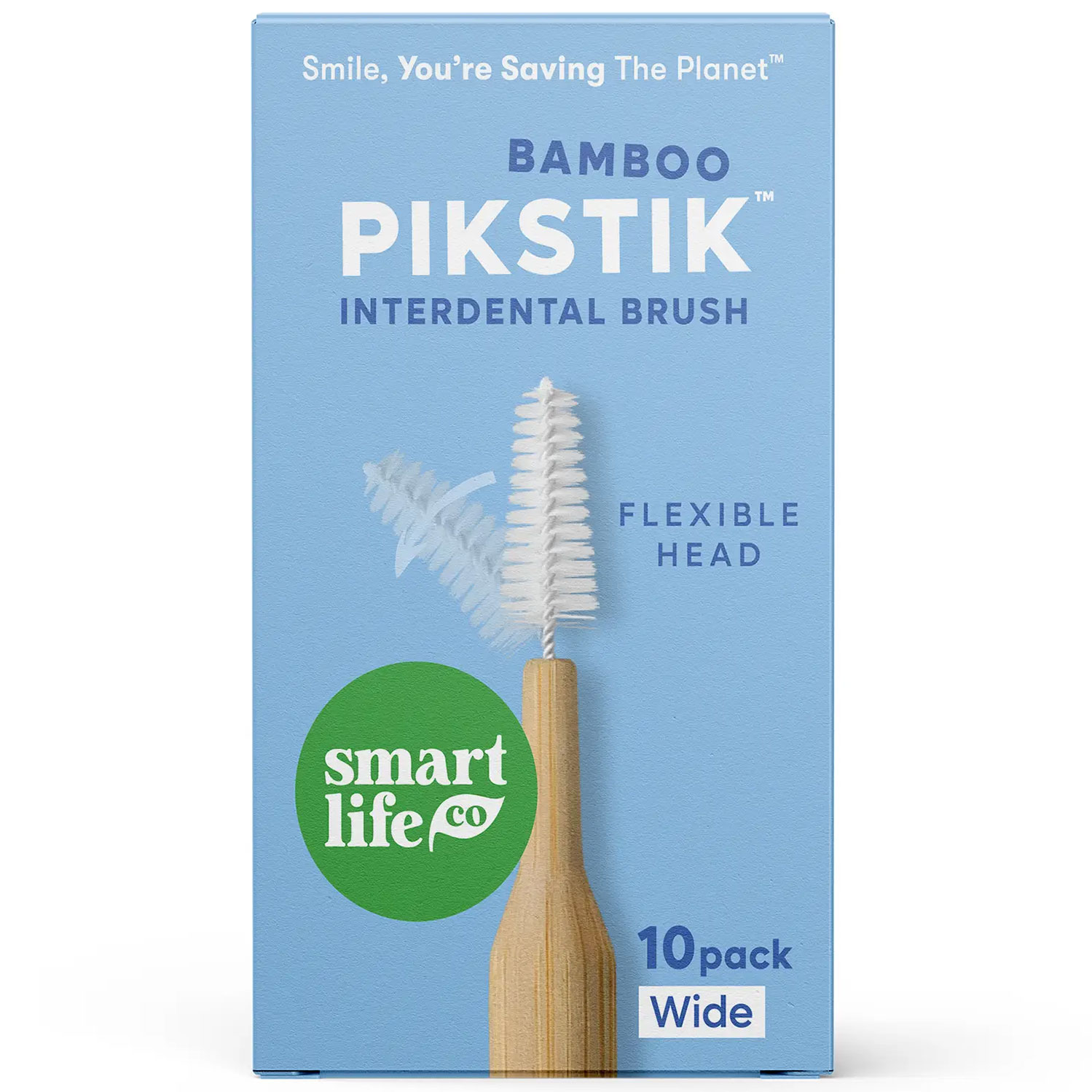 SmartLifEco PikStik Wide Bambus Interdentalbrsten ISO 4 (10 Stk.)