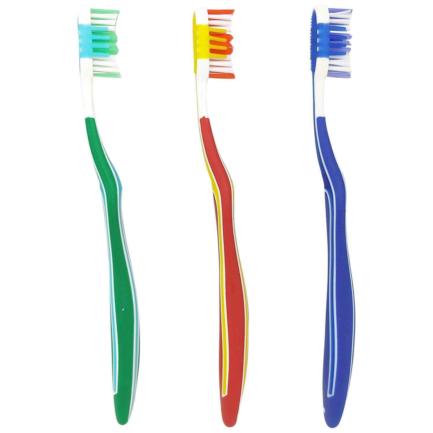 3 stk. Tandbørster Active Oral Care Wave Action Medium