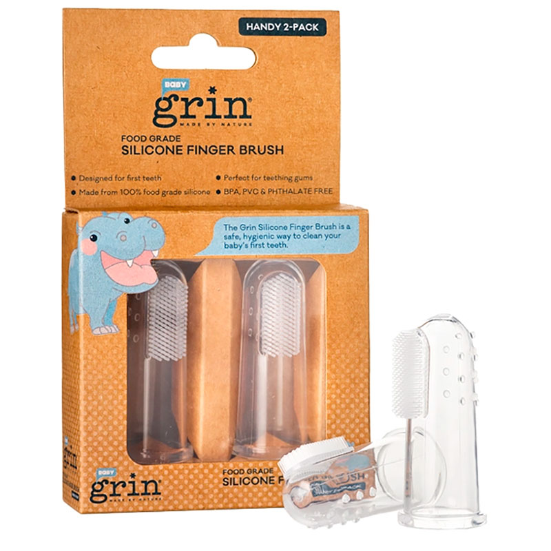 Grin Baby Silikon-Fingerzahnbürste