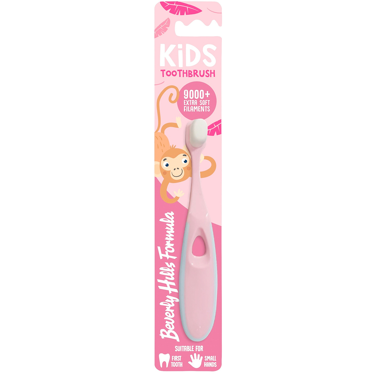 Kinderzahnbürste BEVERLY HILLS FORMULA 9008 Filament Extra Soft Ab 0 Jahren PINK