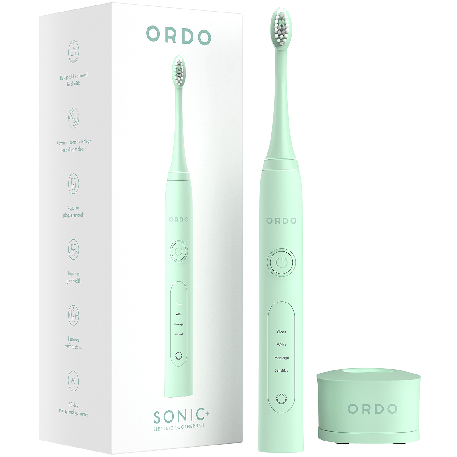 Ordo Sonic+ El-tandbørste Mint Green
