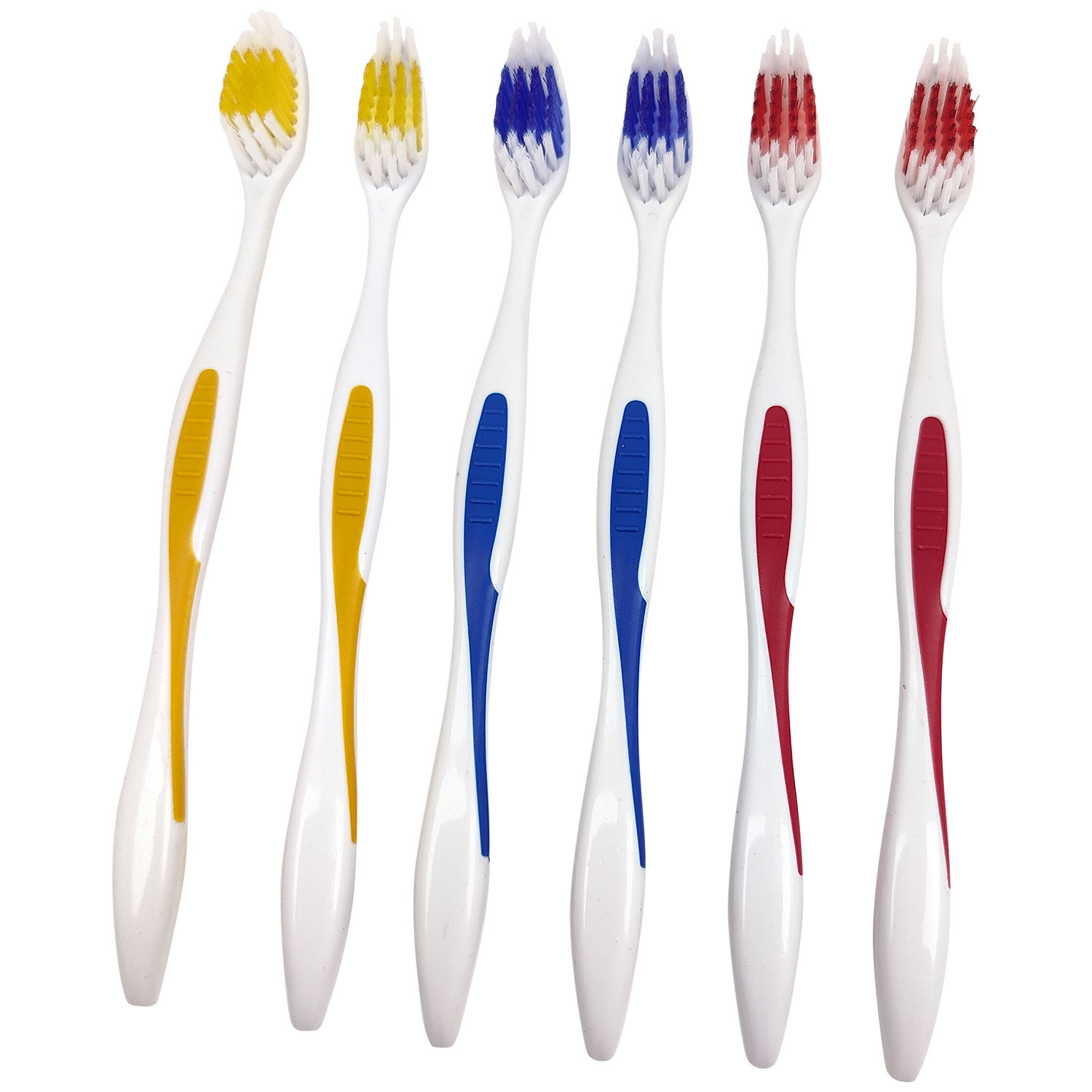 Zahnbürsten 6 Stk. DentaGlo Easy Grip