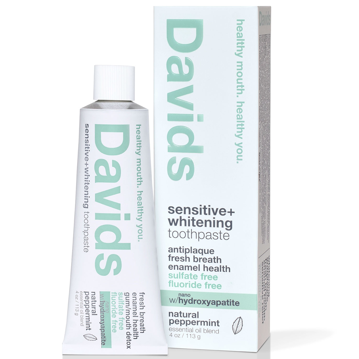 Davids Hydroxylapatit Zahnpasta Sensitive + Whitening 113g