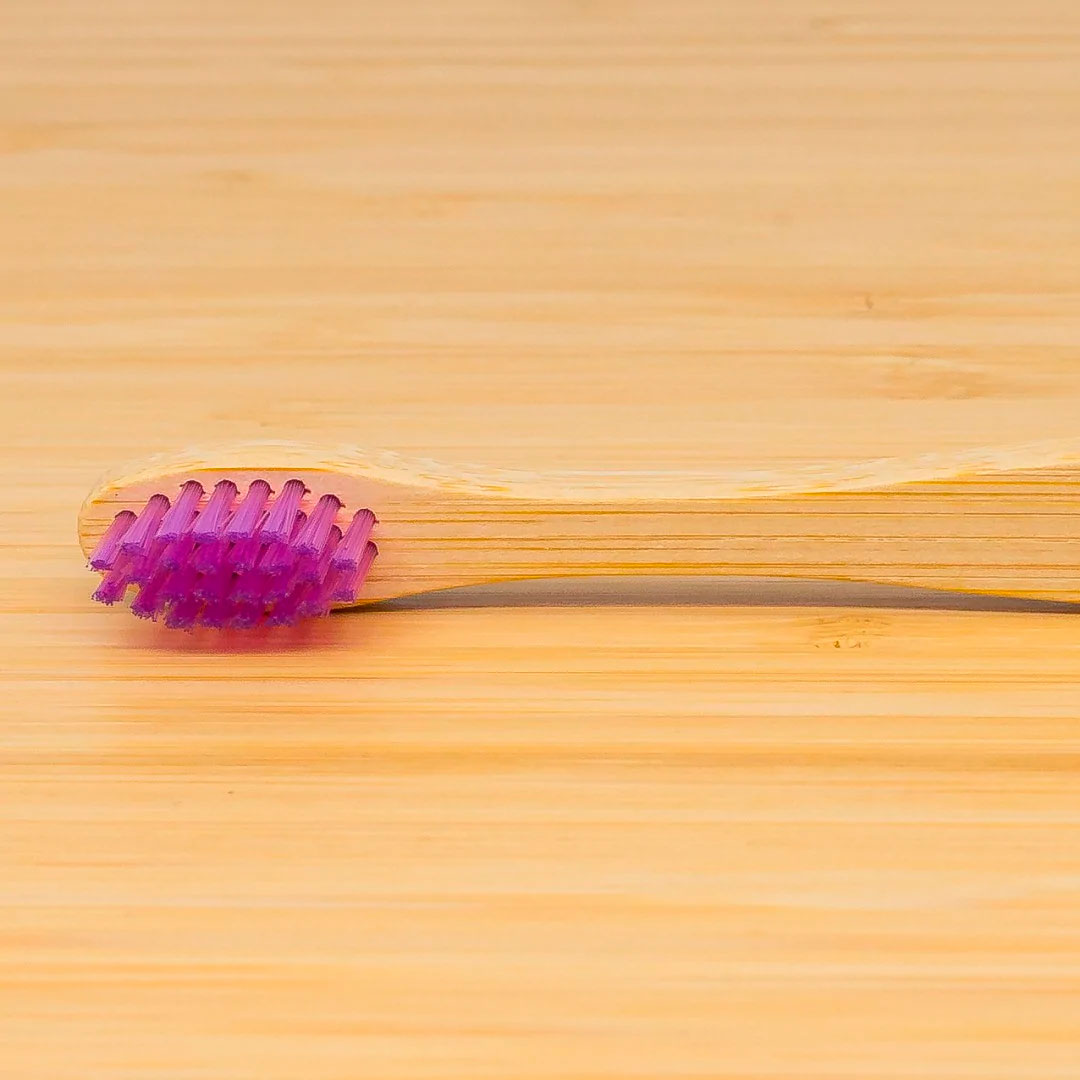Børne Bambus Tandbørste Dental Delight Bamboolino Kids PINK