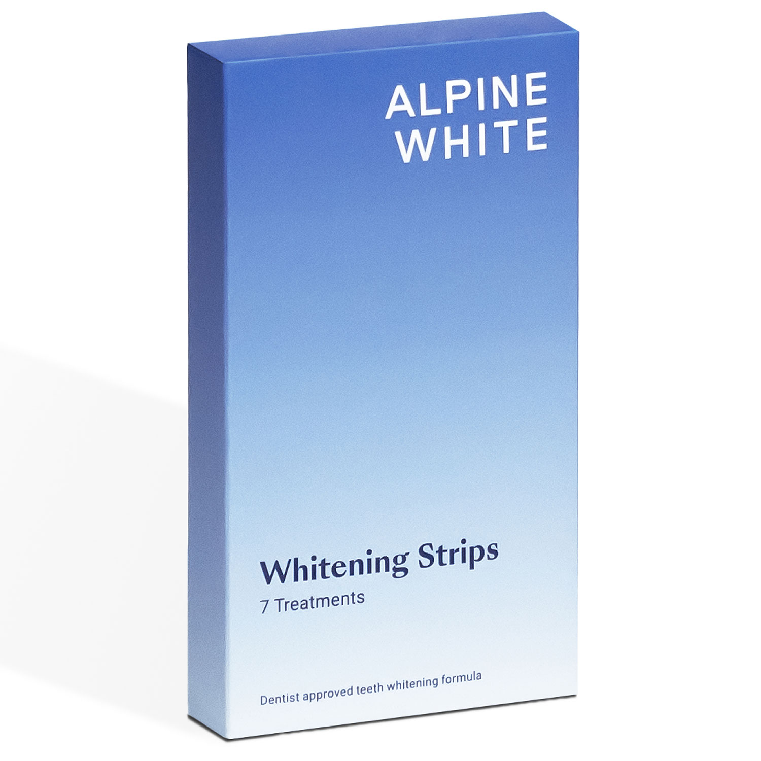 ALPINE WHITE Whitening Strips Effektive Zahnaufhellung zu Hause (7 Behandlungen)