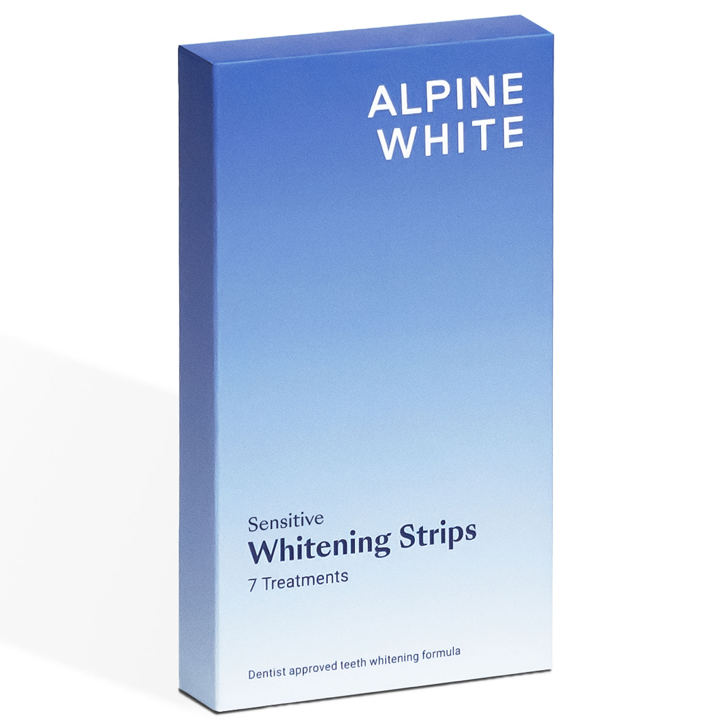 ALPINE WHITE Sensitive Whitening Strips Schonende Zahnaufhellung (7 Behandlungen)