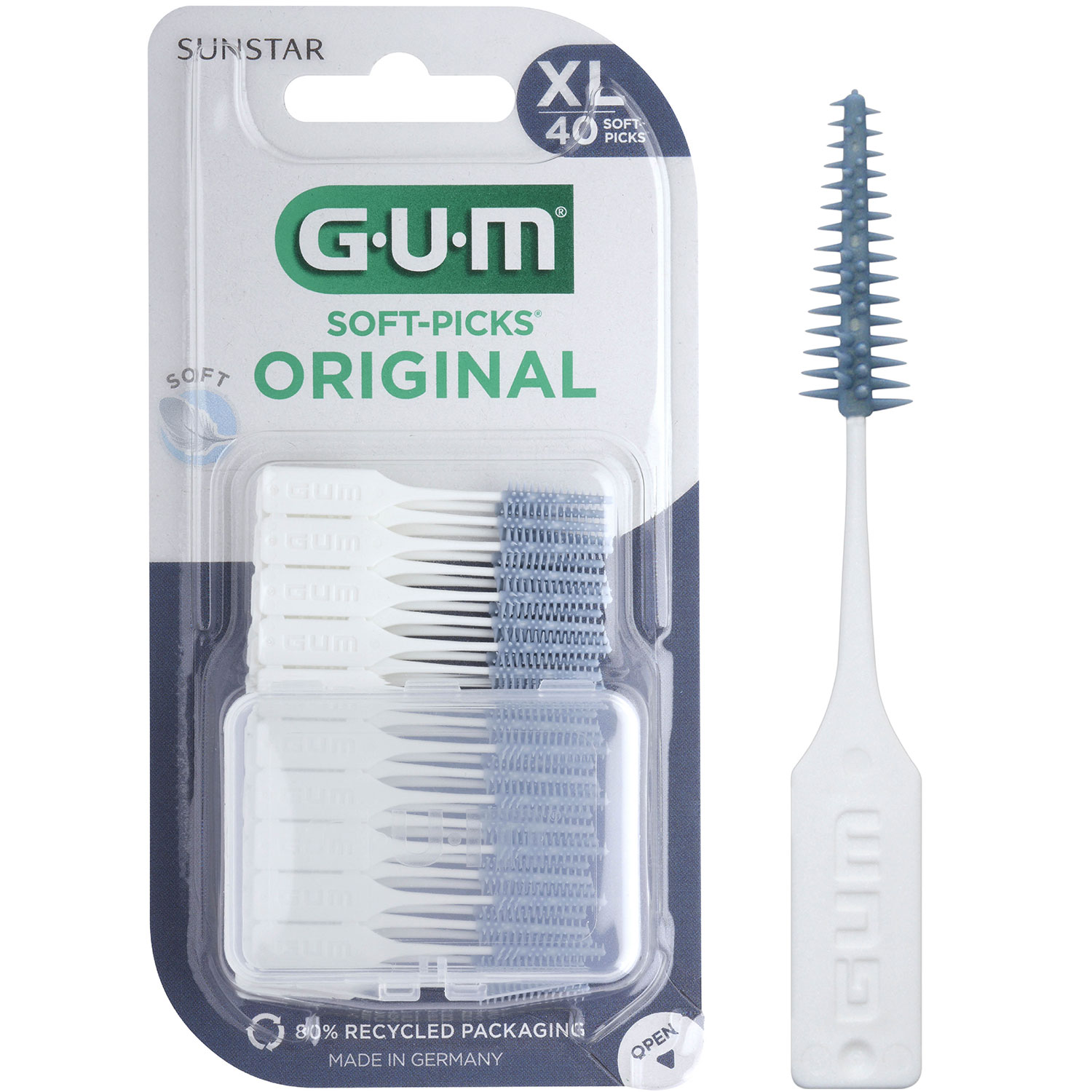 GUM Soft -Picks X-LARGE Original 40 Stk.