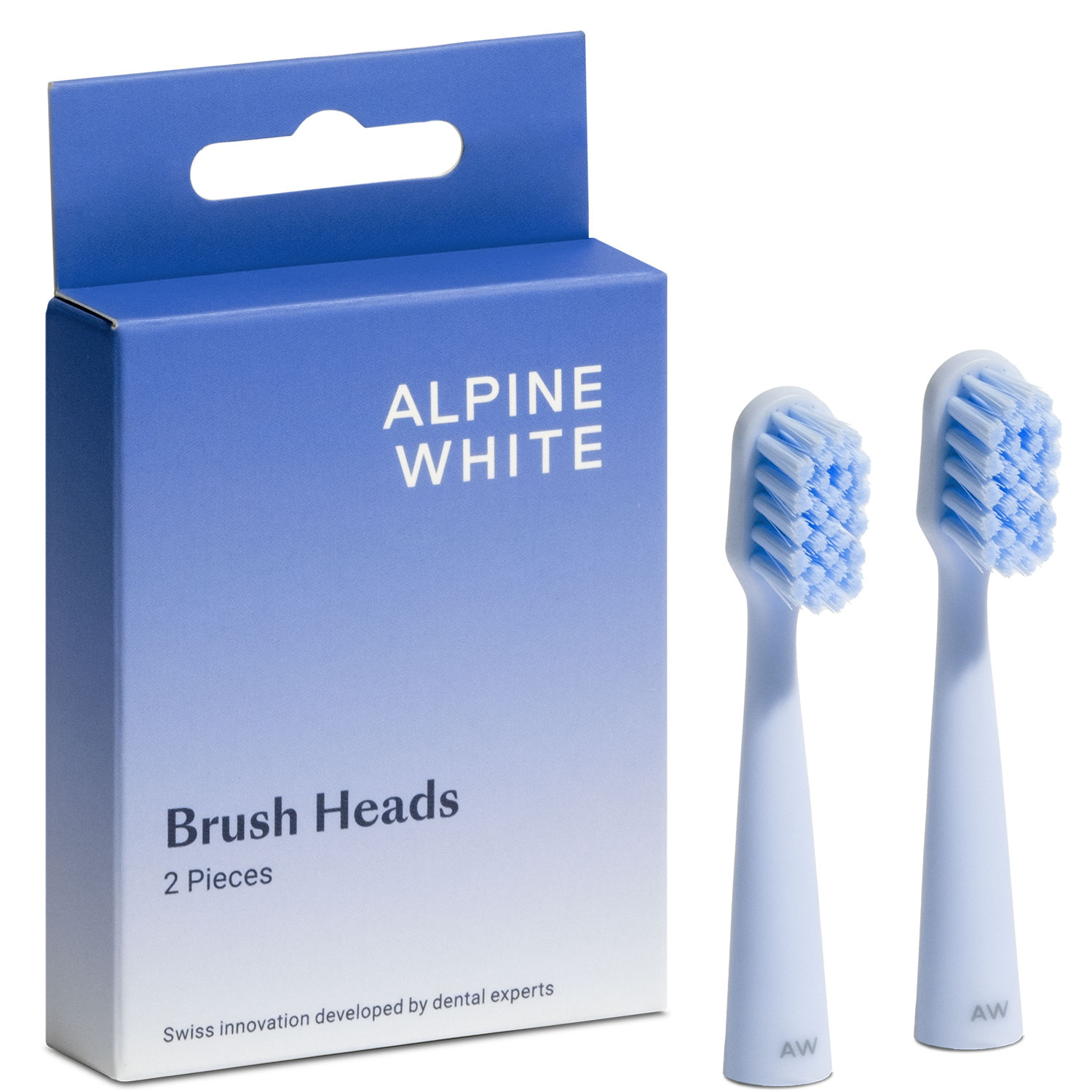 Bürstenköpfe für ALPINE WHITE Sonic Eltandbørste 2 Stk.