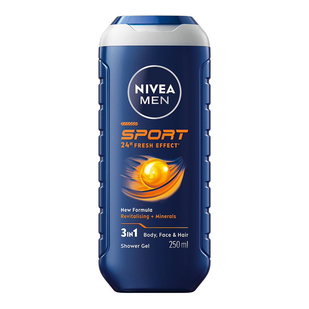 Nivea Men Energy Sport Shower Gel 250 ml - Shower Gel fra Nivea