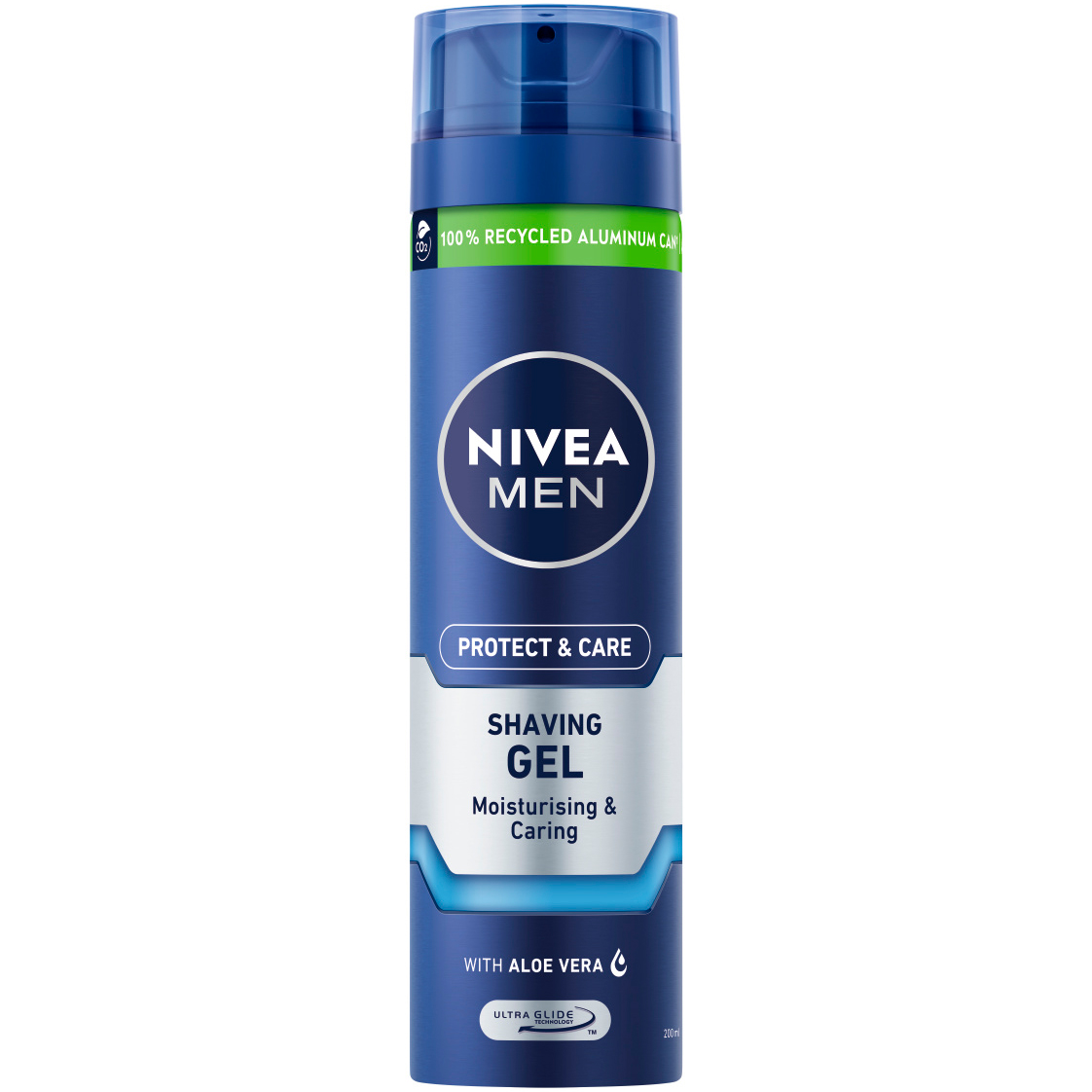 Nivea Barbergel Protect & Care Moisturising Aloe Vera 200 ml.