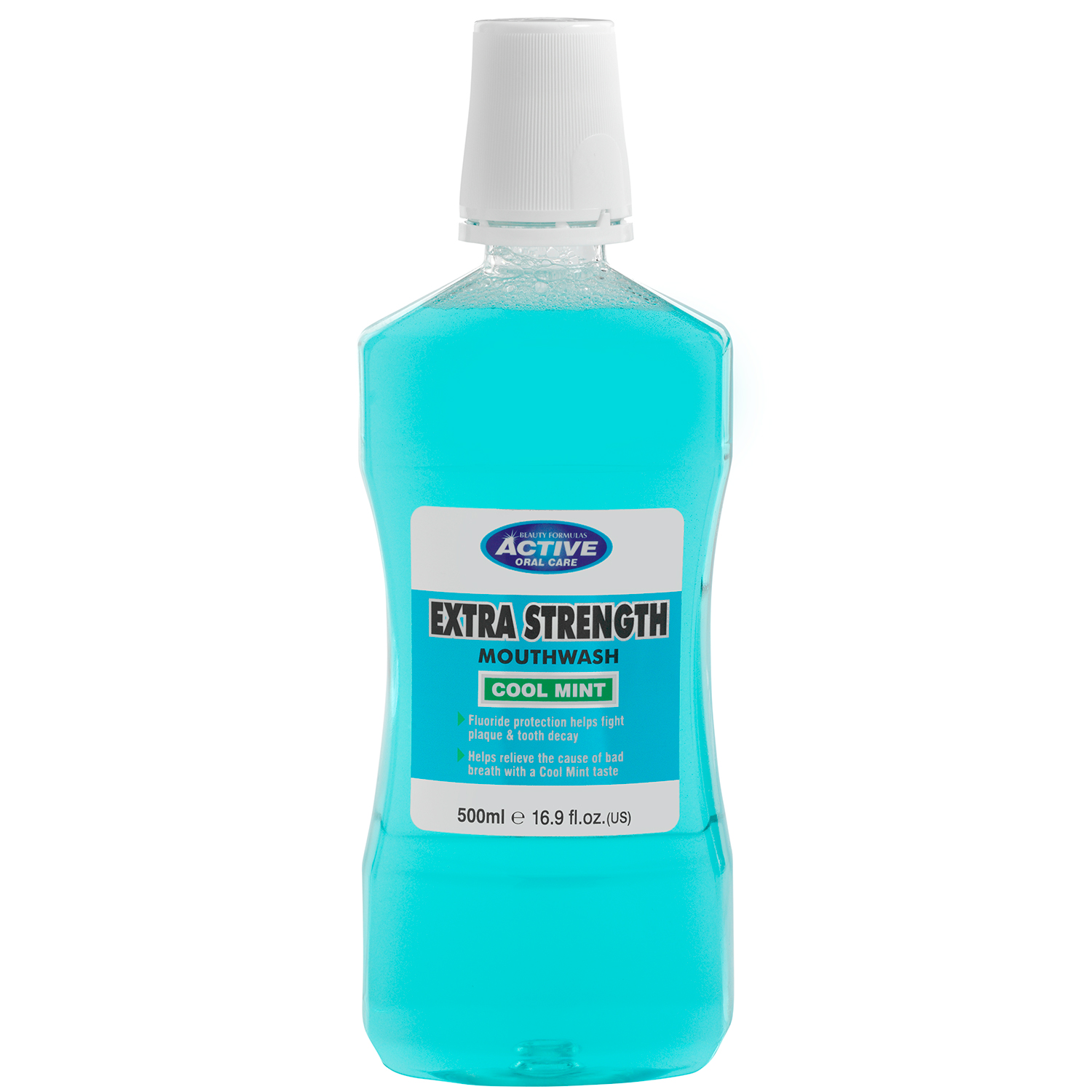 Active Oral Care Mundwasser Extra Strength Cool Mint Fluor