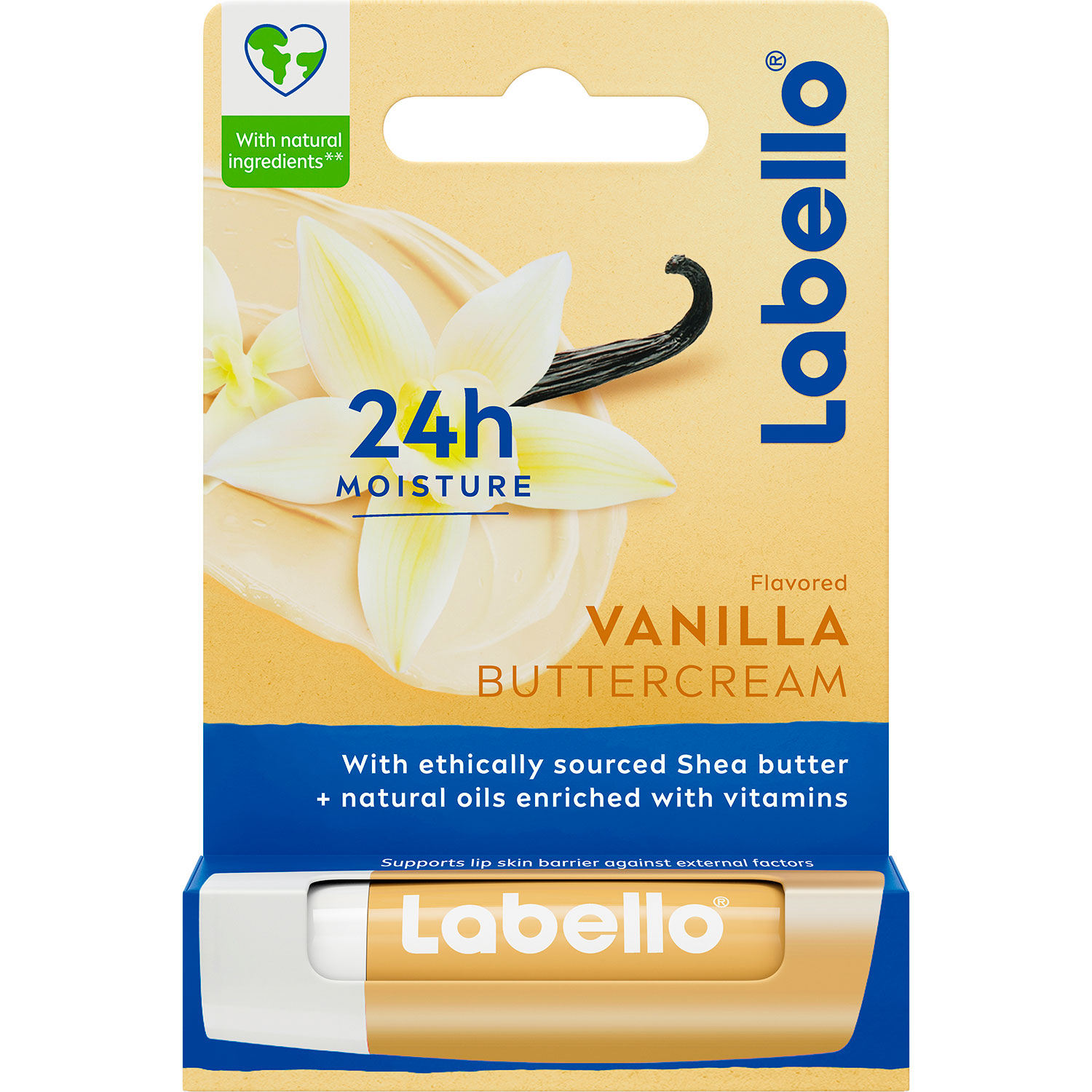 LABELLO Lippenbalsam Vanille-Buttercreme Lippenbalsam 4,8g