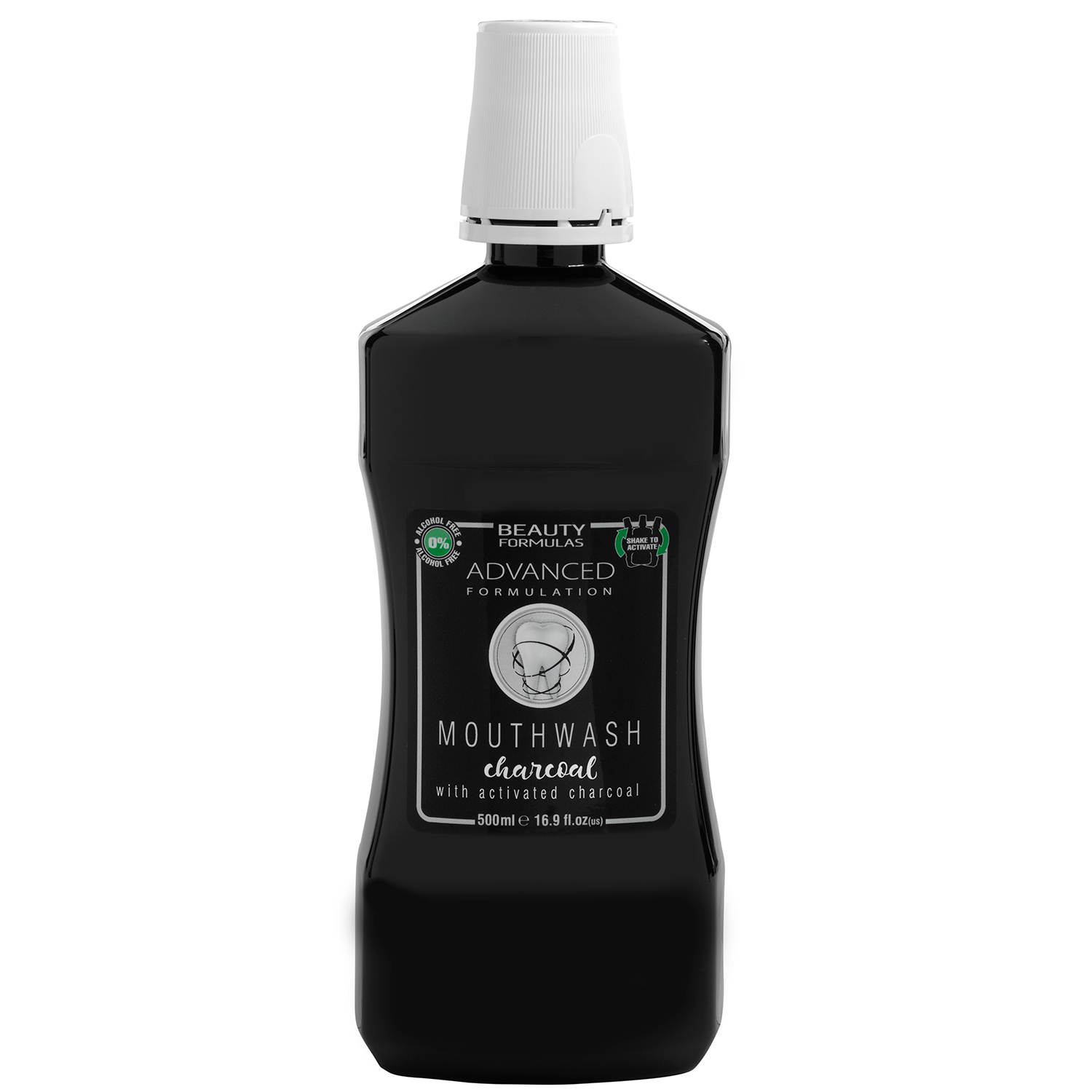 Beauty Formulas Mundwasser Advanced CHARCOAL
