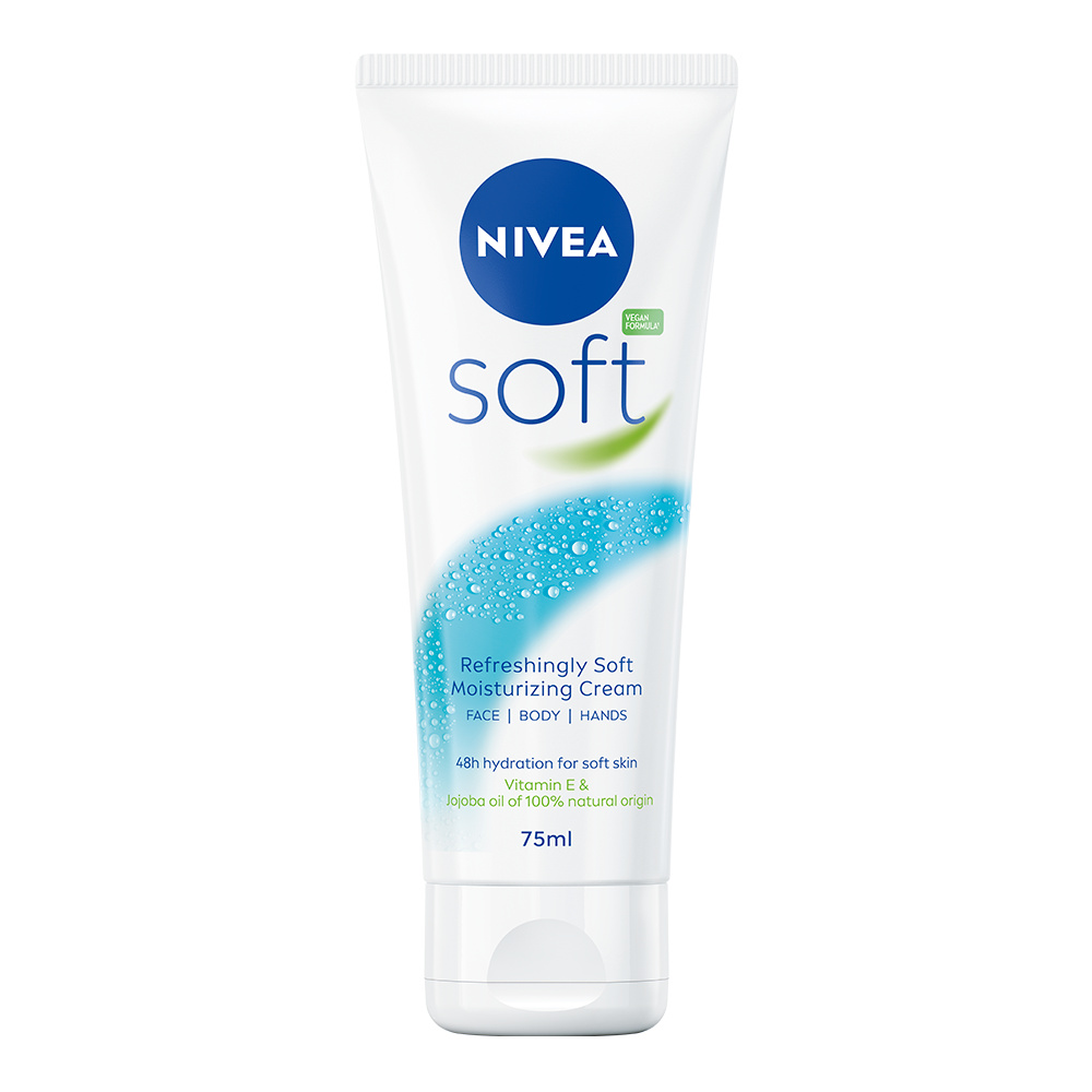 Nivea Soft Feuchtigkeitscreme Vitamin E & Natural Oil 75 ml