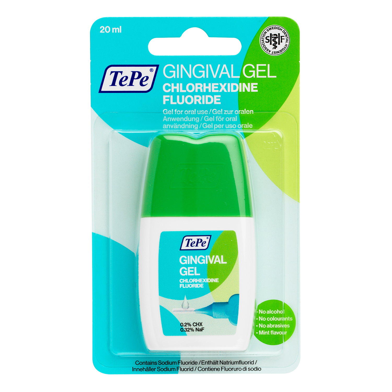 TePe Klorhexidin 0.20 % Gingival Gel Til Mellemrumsbørster 20 ml.